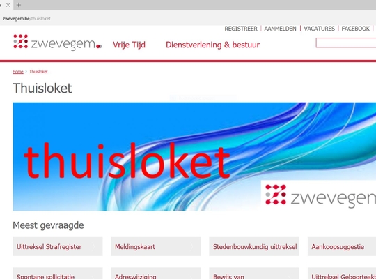 Thuisloket Zwevegem