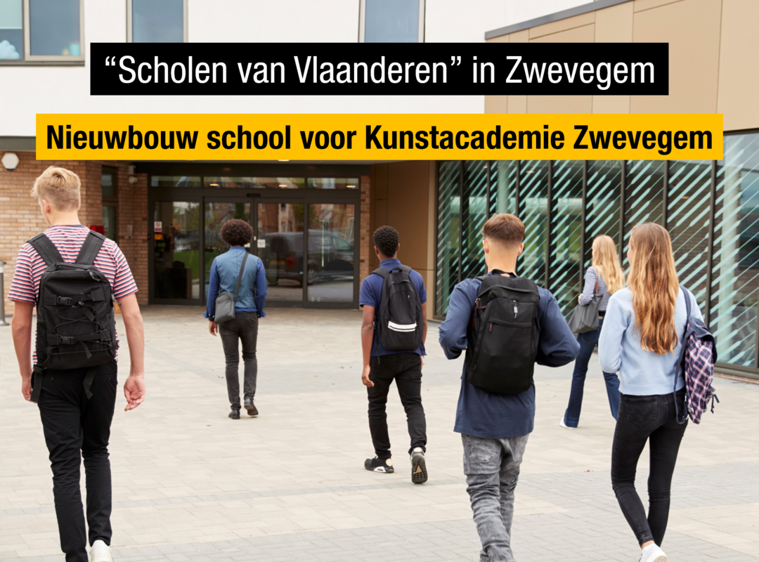 Nieuwbouw “Scholen van Vlaanderen” in Zwevegem